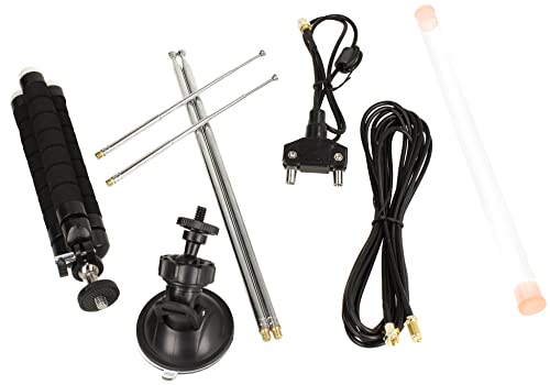 Impulsfoto Kit de antenas dipolo multiusos para VHF UHF FM hasta 1,5 GHz | SDR | DAB/DAB+ FM Radio | CB | Radio amateur, etc.