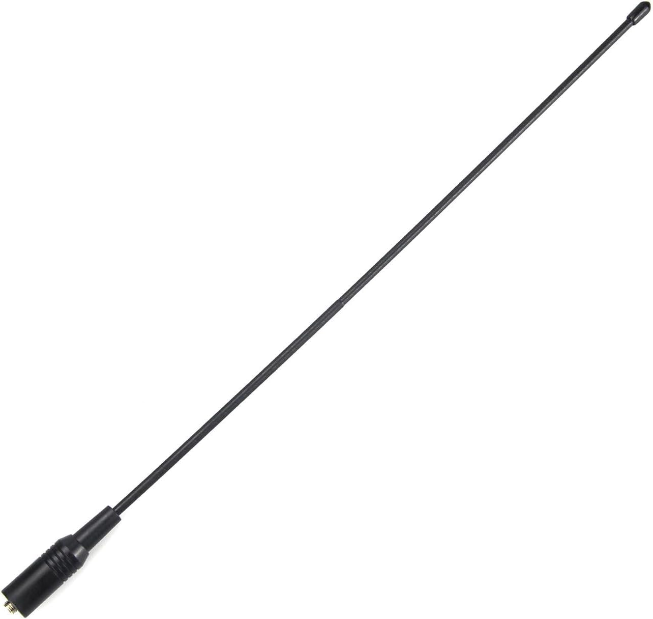 AT-771 Antenna 14.96-Inch SMA-Female Dual Band VHF/UHF (136-470MHz) for Baofeng/BTECH/AnyTone Radios, Outdoor Emergency Communication, Built to OEM Standards