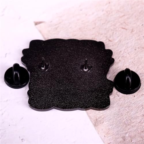 Image of Funny Quotes Pin - I Want My Coffee, Icy Books Spicy - Enamel Pin Badge for Jacket, Clothing, Bookbag, Hat, DIY Accessory Decoration, Jewelry Gift