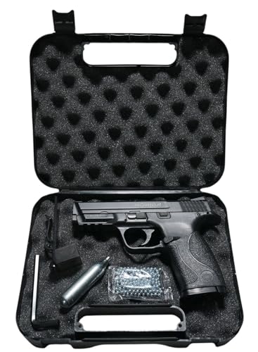 Norica Pack Pistola de Aire comprimido NAC 1703 Calibre 4.5 | CO2 y balines BBS (perdigones de Acero)