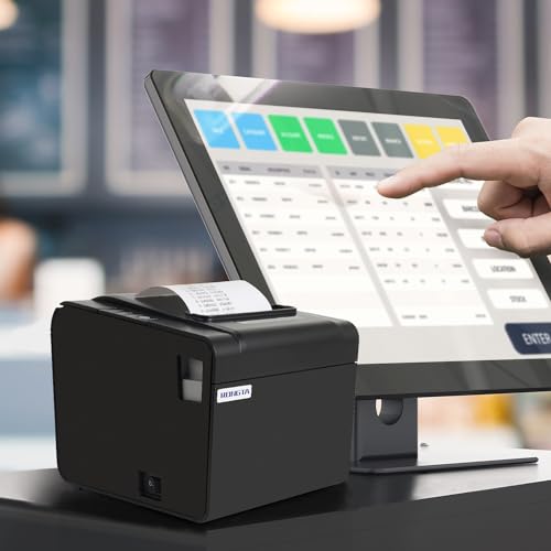 Rongta RP326 Pos Receipt Printer, 80Mm Thermal Printer, Esc/Pos, Restaurant Kitchen Printer With Auto Cutter Support Cash Drawer,Usb Serial Ethernet Receipts Printer thumb #5