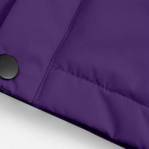 Kids Rain Jacket Fall Winter Windbreaker Waterproof Puffer Jacket Girls Casual Full Zip Outerwear Raincoat with Hood3