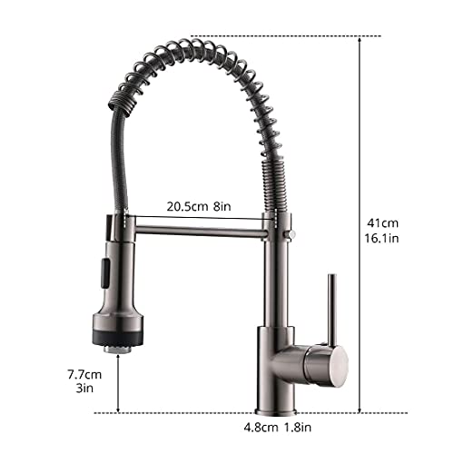 Aimadi Commercial Style Kitchen Faucet With Led Light #TOP5
