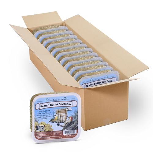 Pine Tree Farms Peanut Butter Suet Cake for Wild Birds