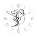 Produktbild Yuhao Wanduhr Beauty Time Friseursalon Design Transparent Acryl Barber Shop Hair Stylist Uhr Kunst für Frauen Silent Sport Kinderzimmer Zuhause
