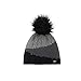 Produktbild Eisbär Damen Mütze Eden Lux Crystal, schwarz/anthrazit/graumele, One Size, 80043