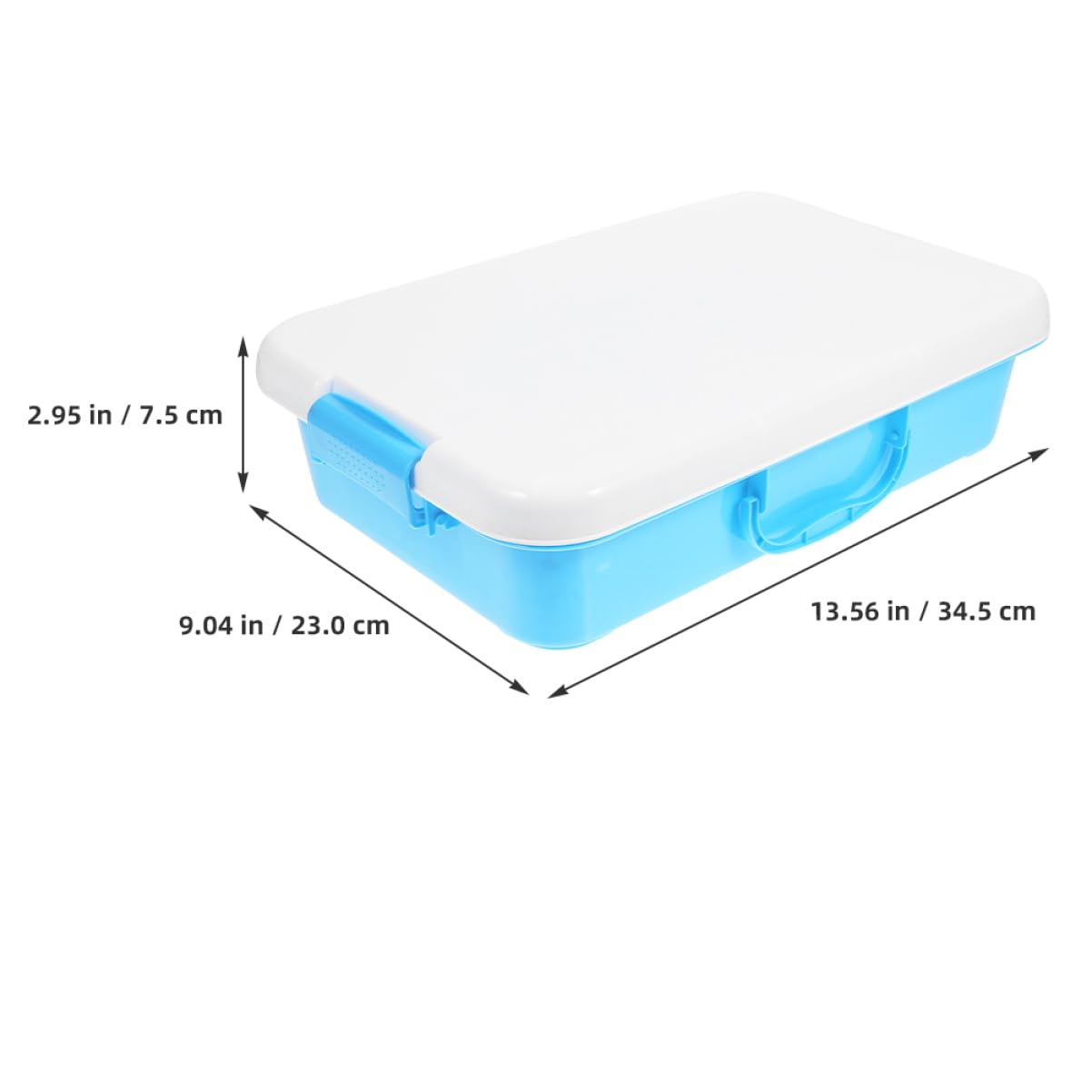 PRETYZOOM Portable Sand Tray with Lid Handheld Sandbox Storage Box for Material Ample Storage Space for Outdoor and Indoor for Ages and Up