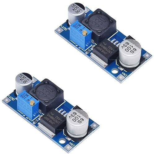 Kit com: 2x Regulador de Tensão Step Down Entrada 4,5v a 53v - Buck Conversor DC DC LM2596HVS 3A