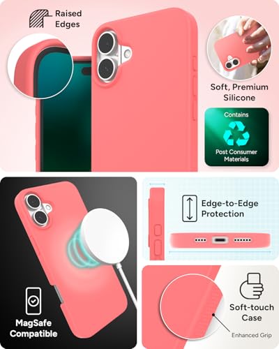 Coque iPhone 16 Plus MagSafe antichoc silicone ZAGG Manhattan