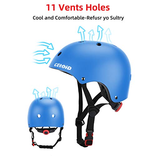 Image of Kids Bike Helmet,Toddler Skateboard Helmets for Ages 2-3-5-8-14 Years Boys Girls，Adjustable Multi-Sport Bicycle Skateboarding Football Roller Skating Scooter Rollerblade Balance Bike Helmet