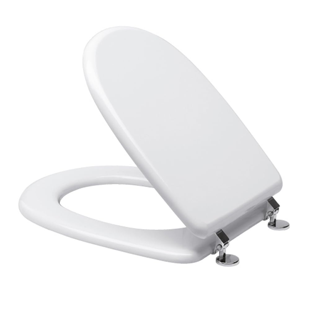 Inbagno Sedile WC copriwater Cesame Aretusa, Modello Compatibile Come Originale, Cerniere Regolabili in Acciaio Cromo Incluse