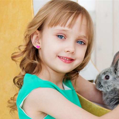 Aretes hipoalergénicos set de 10 pares regalo ideal para adolescentes 5