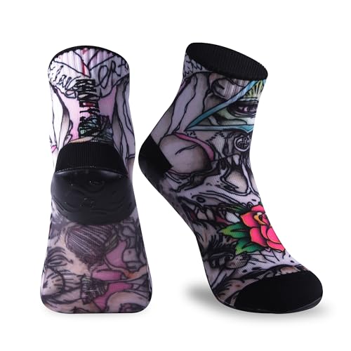 Image of RANDY SUN Barefoot Quick-Dry Sand Beach Socks, Breathable Seamless Yoga Sock With TPE Sole