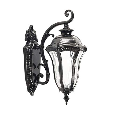 Applique de villa haut de gamme en alliage d'aluminium et verre rétro 240V