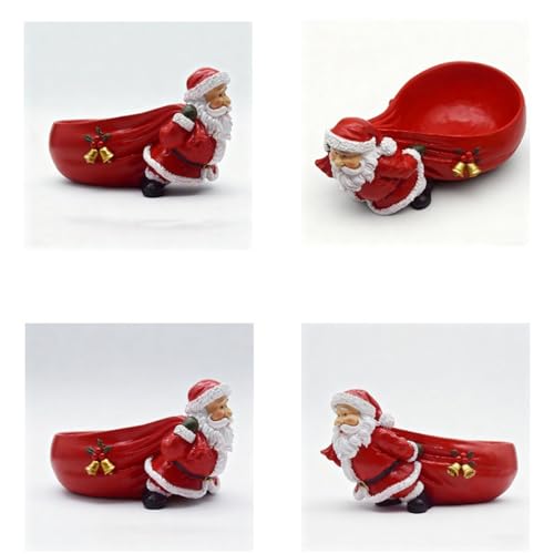 Figurines de Père Noël pour bureau et décoration joyeuse de voiture