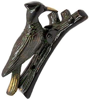 PARIJAT HANDICRAFT Door Knocker Woodpecker Design Brass Door Knocker