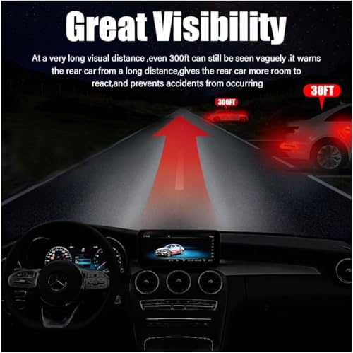Image of Car Door Open Reflective Stickers for Cars & Bikes, Side Marker Bumper Fender Night Visibility Safety Warning Reflector Strips Waterproof Self Adhesive Universal Fit (Pack of 4, Red)