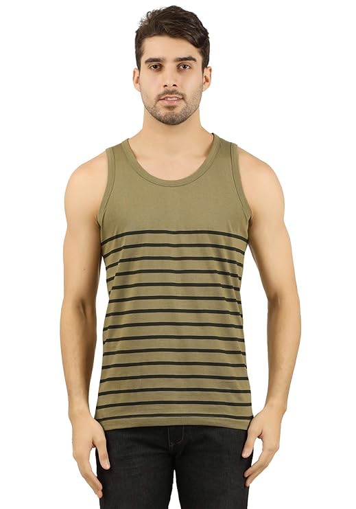 Image of THE ARCHER Men's Sleeveless Vest Multi-colour Combo T-Shirt