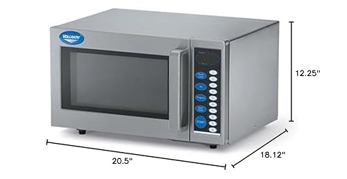 Miniatura 2 de Vollrath Horno microondas 1000 vatios Plateado