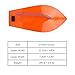 Plplaaoo Orange Fishing Trolling Diving Board,k Type Trolling Fishing Accessory,Lightweight Durable Plastic Diving Board for Fishing Boat,Trolling Diving Board for Bluefin Tuna,Perch Crappie