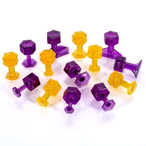 Image of Black Plague Dent Reaper Dead Center Variety Pack Purple & Gold Hex Tabs (26 Tabs)