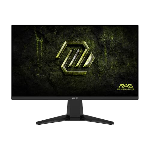 Image of MSI MAG 245F X24 24-Inch Gaming Monitor, 1920x1080 FHD, Rapid IPS, 240Hz, 0.5ms, HDR Ready, AMD FreeSync Premium, Eye Care, AI Vision, HDMI 2.0b, DP 1.2a, Frame-Less, Vesa Mount, Black