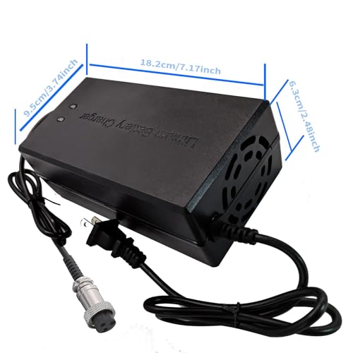 58.8V 5A Smart Fast Electric Scooter Charger for Apollo 52V Phantom, Explore, Ghost, Pro/Yume Y10 52V 14s Lithium Li-ion Battery Gx16-3 pin Standard 3 Prong Plug by YAREMYEYE - Used condition - Image 2