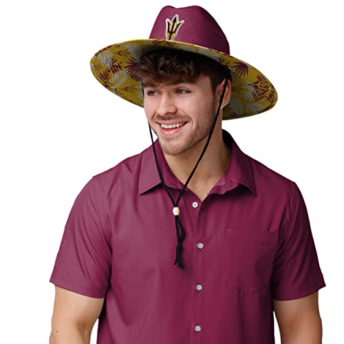 Image of FOCO Arizona State Sun Devils NCAA Team Color Straw Hat