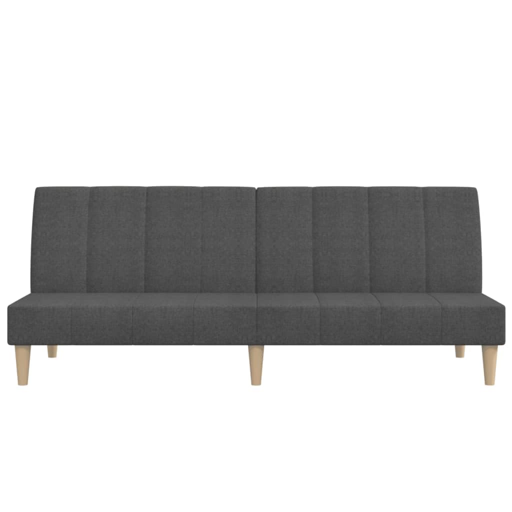 Divano Letto a 2 Posti Grigio Scuro in Tessuto,Divano da Soggiorno,Divano di Design Moderno,Divano Letto 2 Posti Economico-375866
