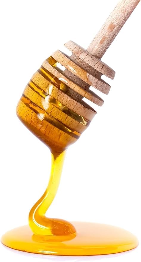 ZAEGO 3 inch Wooden Honey Dipper Stick Individually Wrapped Premium Handcrafted Long Wood Dippers, Perfect for Jar, Wedding, Shower Party Favors Drizzling Stirring Serving. 4