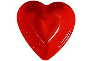 Gold Heart Shaped Glass Candy Dish, Perfect Valentine's Candy Bowl