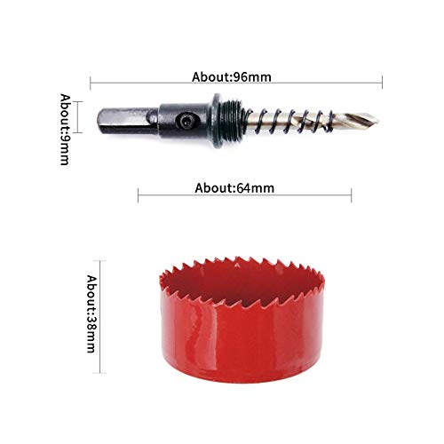 64mm Hole Saw LAIWEI Hole Cutter,for Drilling Wood Aluminum Profiles,PVC and Other Materials(2-1/2"(64mm))… - Image 2