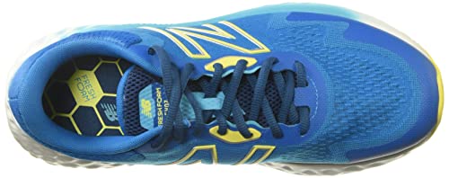 New Balance Fresh Foam X Evoz, Tênis Masculino, Azul/Amarelo, 42