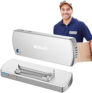 BOBLOV W3 WiFi Mini Body Camera, 64GB Small Body Worn Camera with a Brooch Attached, Metal Shell, 8 Hours Recording, for Lecture/Sale Assistance/Delivery Foods/Parcels/Waiters