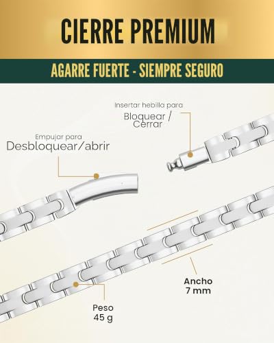 Collar magnético de titanio MagnetRX, elegante joyería terapéutica 6