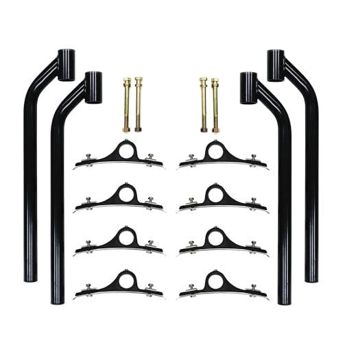 TORQUE 2 Set of Poly Fender Mounting Kit Black, Polymer Fender Mounting Kit for Semi Truck (2 x TRQF401)