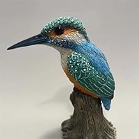 トリ 鳥 カワセミ 木彫 オブジェ 置物 インテリア 工芸品 美術品 A1430
