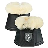 HORZE Salerno Hufglocken, Schwarz, XL