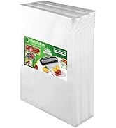 WVacFre Sacos seladores a vácuo de alimentos com grau comercial, 100 galões, tamanho 29 x 40 cm, pesado...