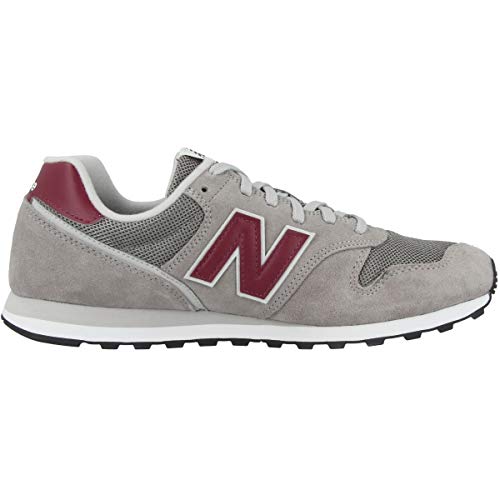 Image of New Balance Men's 574 V2 Trainers, Grey Grey Red Ad, 9