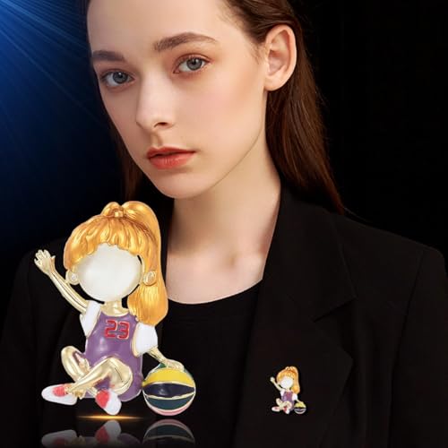Image of Brooches And Pins For Women Fashion Elegant Flower Broches Lady Costume Jewelry Brooch Pins (Little Girl)