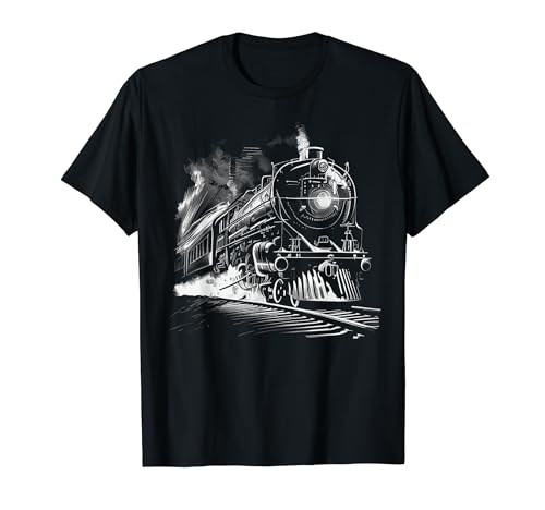 Photo de Train à vapeur Locomotive Train Vintage Train T-Shirt