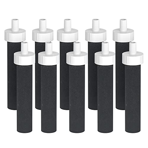 AQUA CREST Water Bottle Filter, Replacement for Brita® BB06, Brita Hard Sided, Stainless Steel and Plastic Bottle Filter, 10 Count
