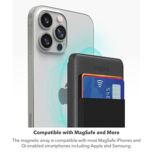 Mophie Snap+ Juice Pack Wallet 5K -Black - Magnetic Power Bank Compatible With Magsafe & Qi-Enabled Smartphones, Works With Apple And Android Phones (Not Compatible With Iphone 13 Pro Or 13 Mini) #TOP3