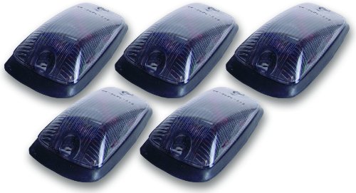 Pacer Performance 20-220S Hi-Five Smoke Chevy Style Cab Roof Light, (Pack of 5)