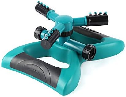 Leafgreen Lawn Sprinkler, 360 Rotating Adjustable Garden Sprinkler with 3600 SQ FT Coverage Premium Quality Lawn Irrigation System