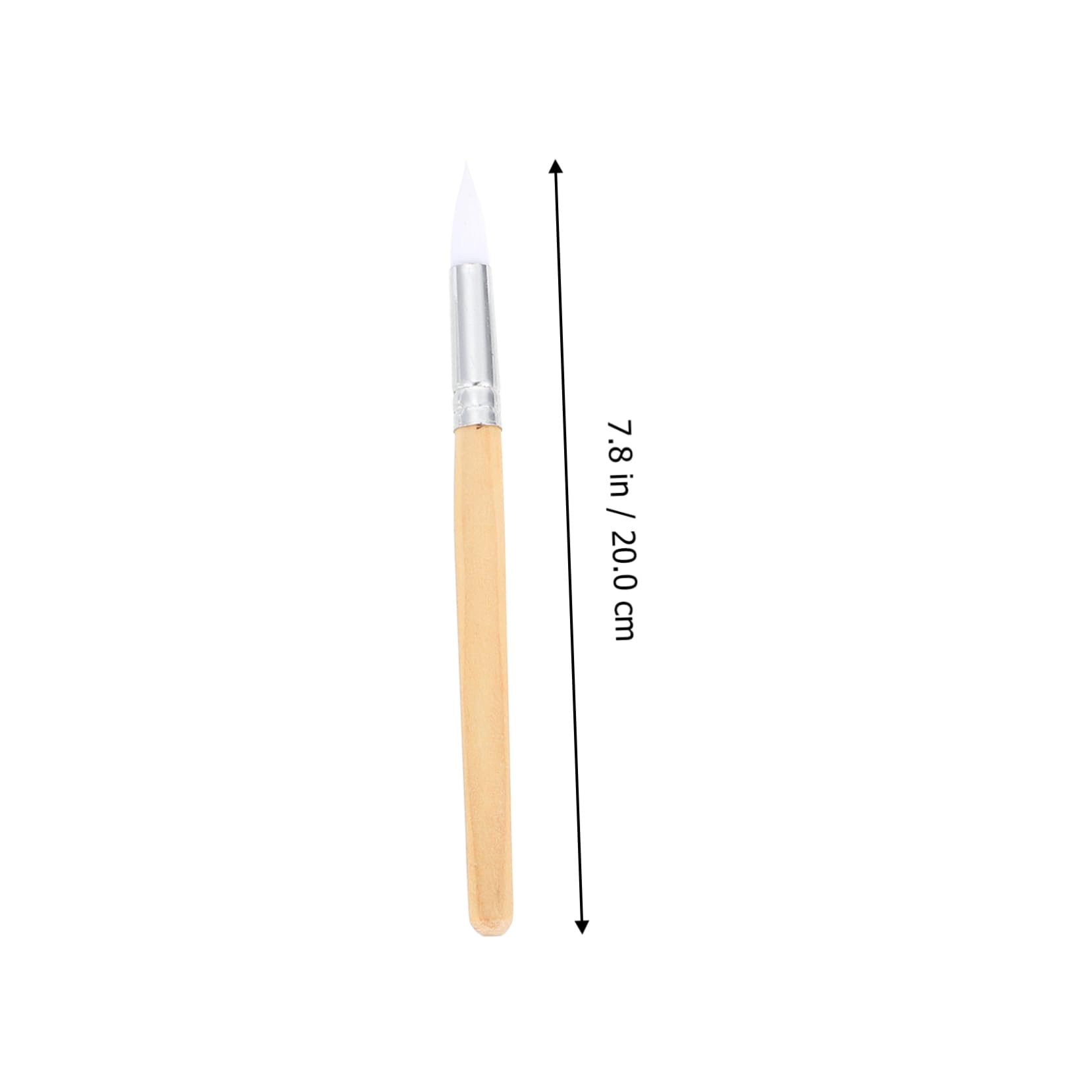 6 Piezas Pinceles Cortos de Lana Cruda para Acuarela Suministros de Pintura Pincel de Arte para Pintura al Óleo Herramienta de Dibujo
