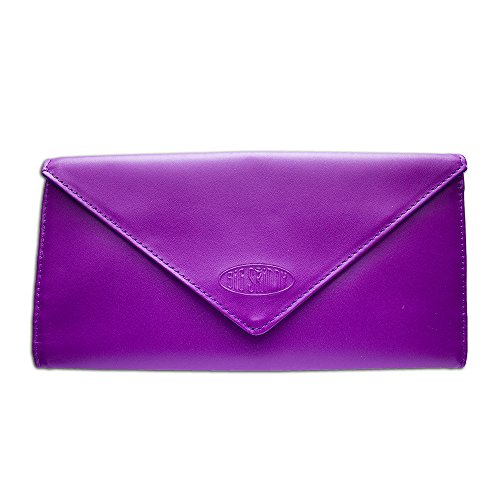 Big Skinny Slimvelope Leather Tri-Fold Checkbook Slim Wallet