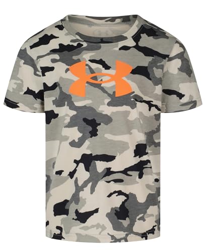 Image of Under Armour Boys Short Sleeve Core Graphic T-Shirt, Lightweight & Breathable, Relaxed Fit