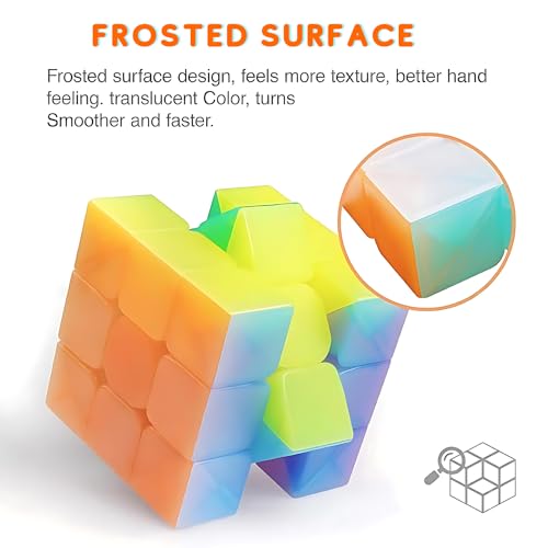 Image of Cubelelo Drift 3x3 Jelly Edition Speedcube Magic Cube Puzzle